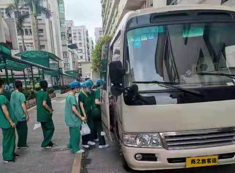 商之旅客運(yùn)為醫(yī)護(hù)人員護(hù)航，助力佛山140萬人員核酸檢測，順利完成全市檢查！